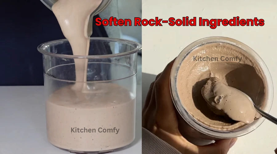 soften rock-solid ingredients to troubleshoot the ninja creami blade not going down